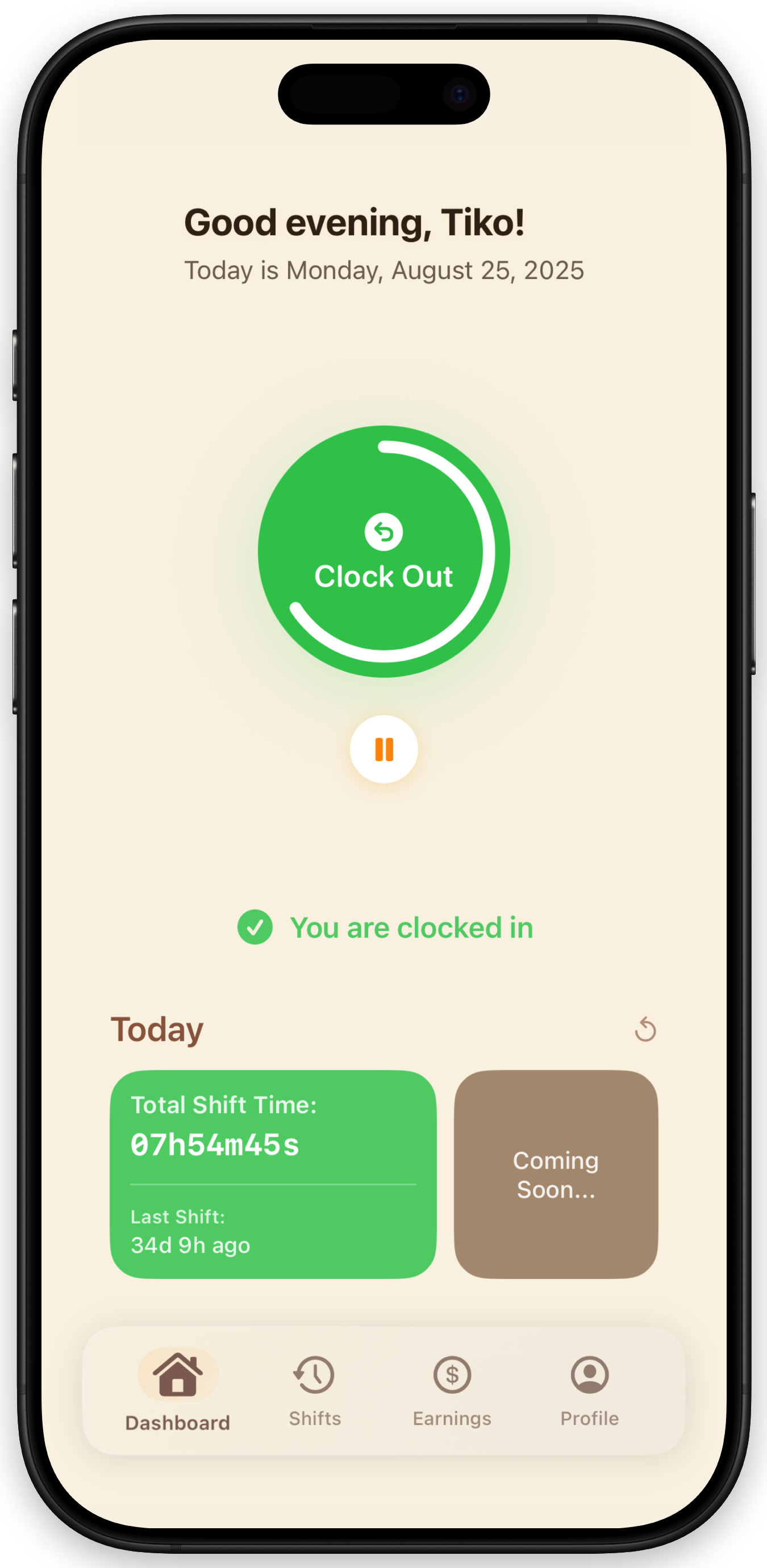 Timely App Screenshot
